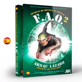   AK Interactive AK526 FAQ 2 FANTASY FIGURES PAINTING TECHNIQUES by Arnau Lázaro - Spanish - kiadvány makettezéshez