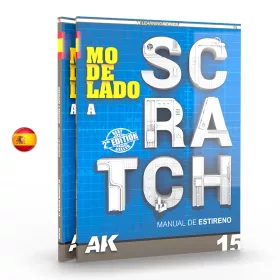   AK Interactive AK528 LEARNING 15 MODELLING FROM SCRATCH (Spanish) - kiadvány makettezéshez