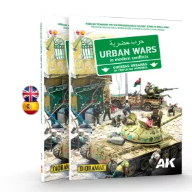   AK Interactive AK548 URBAN WARS IN MODERN CONFLICTS - Bilingual - kiadvány makettezéshez