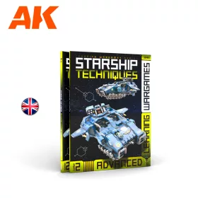   AK Interactive AK592 AK LEARNING WARGAMES SERIES 2: STARSHIP TECHNIQUES – ADVANCED - English kiadvány makettezéshez