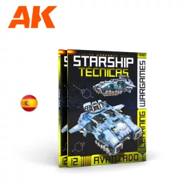   AK Interactive AK593 AK LEARNING WARGAMES SERIES 2: STARSHIP TECHNIQUES – ADVANZADO - Espanol kiadvány makettezéshez