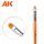 AK Interactive AK611 FLAT BRUSH 6 SYNTHETIC - Szintetikus Lapos ecset 6-os méret