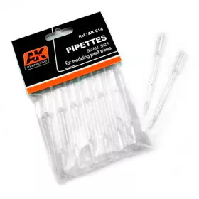   AK Interactive AK614 PIPETTES SMALL SIZE (12 units) - Pipetta készlet, kicsi méret, 12 db
