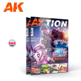   AK Interactive AK6300 AKTION WARGAME Magazine - Issue 1. (English) - kiadvány makettezéshez