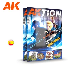   AK Interactive AK6304 AKTION WARGAME Magazine - Issue 2. (Spanish) - kiadvány makettezéshez