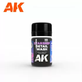   AK Interactive AK636 Starship Detail Wash - Bemosó folyadék