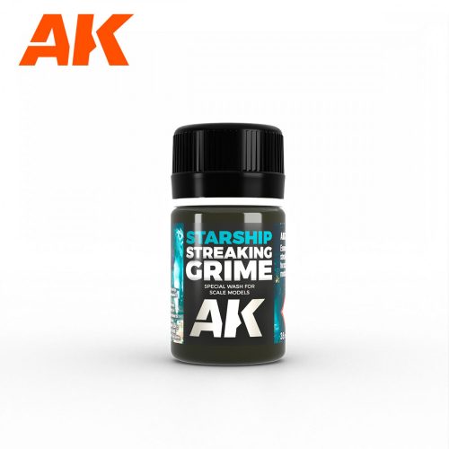 AK Interactive AK637 Starship Streaking Grime - Csíkos szennyeződés hatás űrhajókhoz