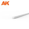 AK Interactive AK6507 Strips 0.50 x 0.50 x 350mm - STYRENE STRIP - sztirol négyzet profil