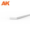 AK Interactive AK6509 Strips 0.50 x 2.00 x 350mm - STYRENE STRIP - sztirol csík