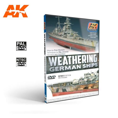 AK Interactive AK651 DVD WEATHERING GERMAN SHIPS (NTSC USA / JAPAN)