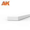 AK Interactive AK6521 Strips 1.00 x 3.00 x 350mm - STYRENE STRIP - sztirol csík