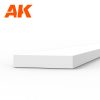 AK Interactive AK6523 Strips 1.00 x 5.00 x 350mm - STYRENE STRIP - sztirol csík