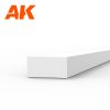 AK Interactive AK6526 Strips 1.50 x 3.00 x 350mm - STYRENE STRIP - sztirol csík