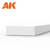 AK Interactive AK6528 Strips 1.50 x 5.00 x 350mm - STYRENE STRIP - sztirol csík