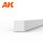 AK Interactive AK6529 Strips 2.00 x 2.00 x 350mm - STYRENE STRIP - sztirol négyzet profil