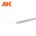 AK Interactive AK6536 Rod 0.50 diameter x 350mm - STYRENE STRIP - sztirol rúd