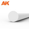 AK Interactive AK6541 Rod 3.00 diameter x 350mm - STYRENE STRIP - sztirol rúd