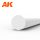 AK Interactive AK6541 Rod 3.00 diameter x 350mm - STYRENE STRIP - sztirol rúd