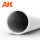 AK Interactive AK6545 Hollow tube 5.00d x350mm (W.T. 0,7mm) - STYRENE STRIP - sztirol cső