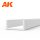 AK Interactive AK6556 U Channel 4.0 width x 350mm - STYRENE STRIP - sztirol U-profil