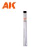 AK Interactive AK6558 U Channel 6.0 width x 350mm - STYRENE STRIP - sztirol U-profil