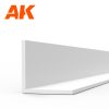 AK Interactive AK6562 Angle 35 x 35 x 350mm - STYRENE STRIP - L-profil