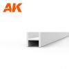 AK Interactive AK6569 BEAMS H SHAPE 2.5 x 2.5 x 350 mm - STYRENE - sztirol H-profil