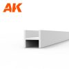 AK Interactive AK6570 BEAMS H SHAPE 3.0 x 3.0 x 350 mm - STYRENE - sztirol H-profil