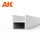 AK Interactive AK6571 BEAMS H SHAPE 4.0 x 4.0 x 350 mm - STYRENE - sztirol H-profil