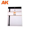 AK Interactive AK6573 0.3mm thickness x 245 x 195mm - STYRENE SHEET - sztirollap