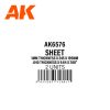 AK Interactive AK6576 1mm thickness x 245 x 195mm - STYRENE SHEET - sztirollap