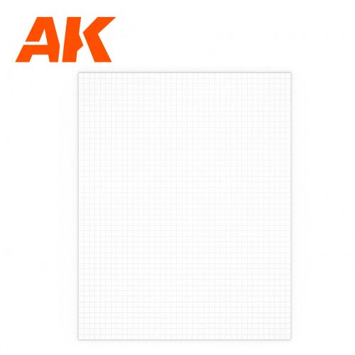 AK Interactive AK6579 Square Pavement Brick Big.5 MM/.196  Sheet 245x195 - téglamintás sztirollap