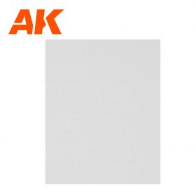   AK Interactive AK6582 Water Sheet Transparent Fine Water 245x195mm - vízmintás sztirollap