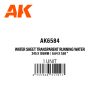 AK Interactive AK6584 Water Sheet Transparent Running Water 245 x 195mm - vízmintás sztirollap