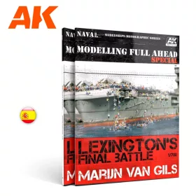   AK Interactive AK668 MODELLING FULL AHEAD SPECIAL - Spanish kiadvány makettezéshez