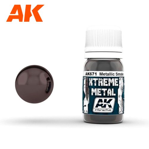 AK Interactive AK671 XTREME METAL SMOKE METALLIC - Füst