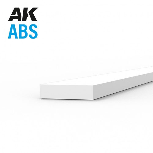 AK Interactive AK6716 Strips 0.75 x 3.00 x 350mm - ABS csík