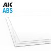 AK Interactive AK6738 0.5mm thickness x 245 x 195mm - ABS lemez