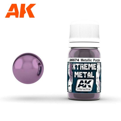 AK Interactive AK674 XTREME METAL METALLIC PURPLE - Lila