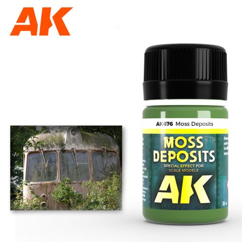 AK Interactive AK676 MOSS DEPOSIT - Moha hatás