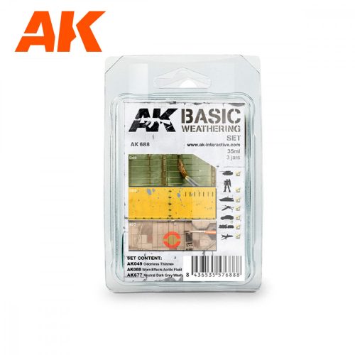 AK Interactive AK688 BASIC WEATHERING SET