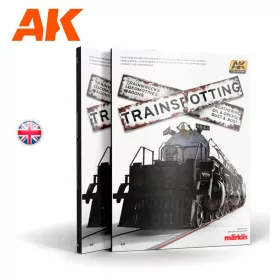   AK Interactive AK696 TRAINSPOTTING (English) - kiadvány makettezéshez