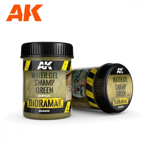 AK Interactive AK8006 WATER GEL SWAMP GREEN EFFECTS - 250 ml (Acrylic)