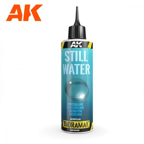 AK Interactive AK8008 STILL WATER - 250ml (Acrylic) - modellvíz diorámakészítéshez