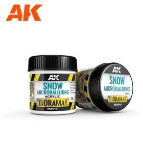  AK Interactive AK8010 SNOW MICROBALLOONS - 100 ml - Hópelyhek, friss porhó effekt