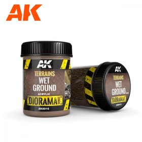   AK Interactive AK8016 TERRAINS WET GROUND - 250 ml (Acrylic) - Talaj textúra