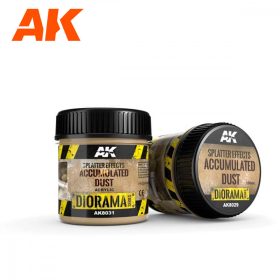   AK Interactive AK8031 SPLATTER EFFECTS ACCUMULATED DUST - 100 ml (Acrylic) - Fröccsenő sár