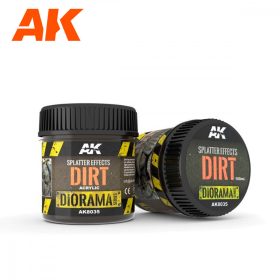   AK Interactive AK8035 SPLATTER EFFECTS DIRT - 100 ml (Acrylic) - Fröccsenő száraz sár