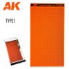 AK Interactive AK8056 EASYCUTTING BOARD TYPE 1 - Vágódeszka makettezéshez