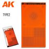 AK Interactive AK8057 EASYCUTTING BOARD TYPE 2 - Vágódeszka makettezéshez